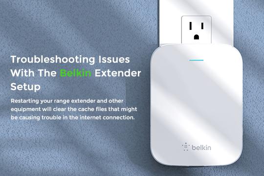 Troubleshooting Issues With The Belkin Extender